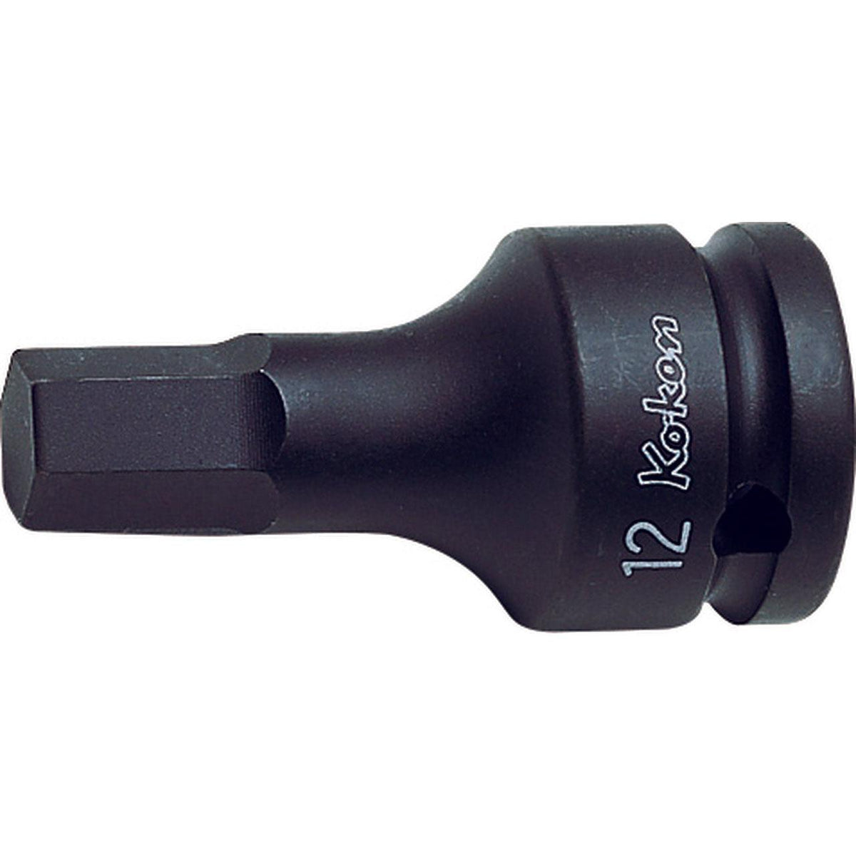Ko-ken 14012M.60-6 1/2 Sq. Dr. Bit Socket  6mm Hex Length 60mm
