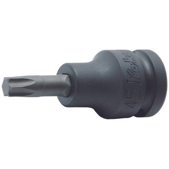 Ko-ken 14025.60-T27 1/2 Sq. Dr. Bit Socket TORX T27  Length 60mm