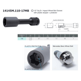 Ko-ken 14145M.110-17MB 1/2 Sq. Dr. Mercedes Benz Wheel Bolt Socket  17mm  Length 110mm  Protector