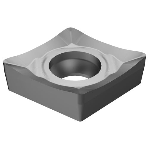 Sandvik Coromant FF87CCGX69144 CCGX 3251 AL H10, 0.016 Corner Radius, 0.156 Thick, 3/8 Inscribed Circle, Uncoated, Turning Indexable Insert