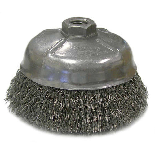 Weiler MK5114206 5" Diameter-5/8"-11 Arbor Hole - Crimped Steel Wire Cup Wheel