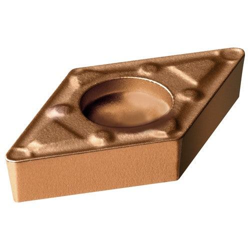 Sandvik Coromant FF87DCMX46811 DCMX 3252 WF 1115, 0.032 Corner Radius, 0.156 Thick, 3/8 Inscribed Circle, TiAlN|AlCr2O3, Turning Indexable Insert