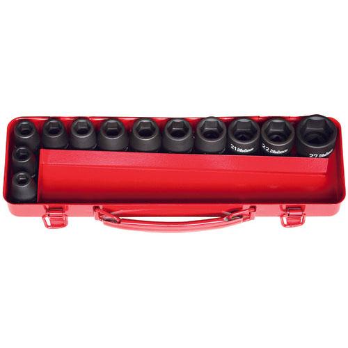 Ko-ken 14242M 1/2 Sq. Dr. Socket Set  5-19mm 6 point   10 pieces