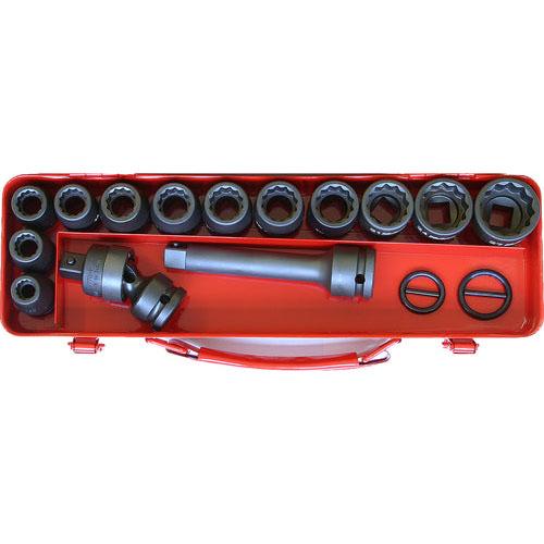 Ko-ken 14245M-12P 1/2 Sq. Dr. Socket Set  5-19mm 12 point   10 pieces