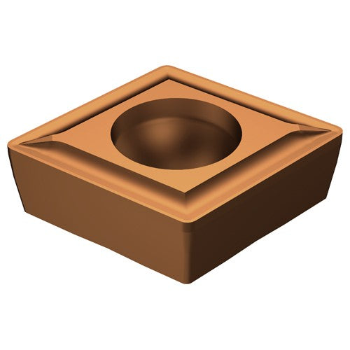 Sandvik Coromant FF87CCMT43334 CCMT 2151 UF 1125, 0.016 Corner Radius, 0.094 Thick, 1/4 Inscribed Circle, TiAlN, Turning Indexable Insert