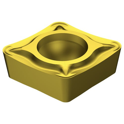 Sandvik Coromant FF87CCMT09561 CCMT 2151 UM 1525, 0.016 Corner Radius, 0.094 Thick, 1/4 Inscribed Circle, TiCN, Turning Indexable Insert