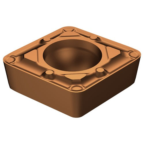 Sandvik Coromant FF87CCMT46580 CCMT 3251 WF 1115, 0.016 Corner Radius, 0.156 Thick, 3/8 Inscribed Circle, TiAlN|AlCr2O3, Turning Indexable Insert