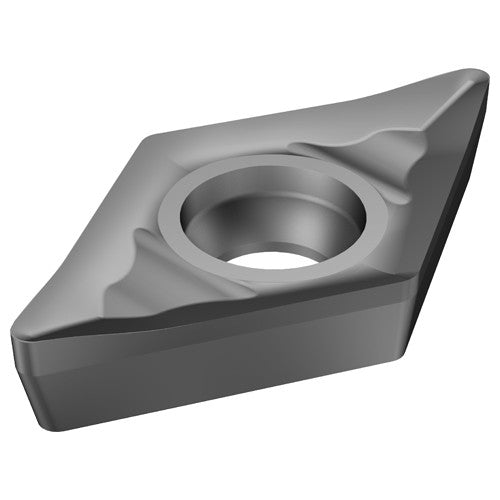 Sandvik Coromant FF87DCGX69614 DCGX 2151 AL H10, 0.016 Corner Radius, 0.094 Thick, 1/4 Inscribed Circle, Uncoated, Turning Indexable Insert