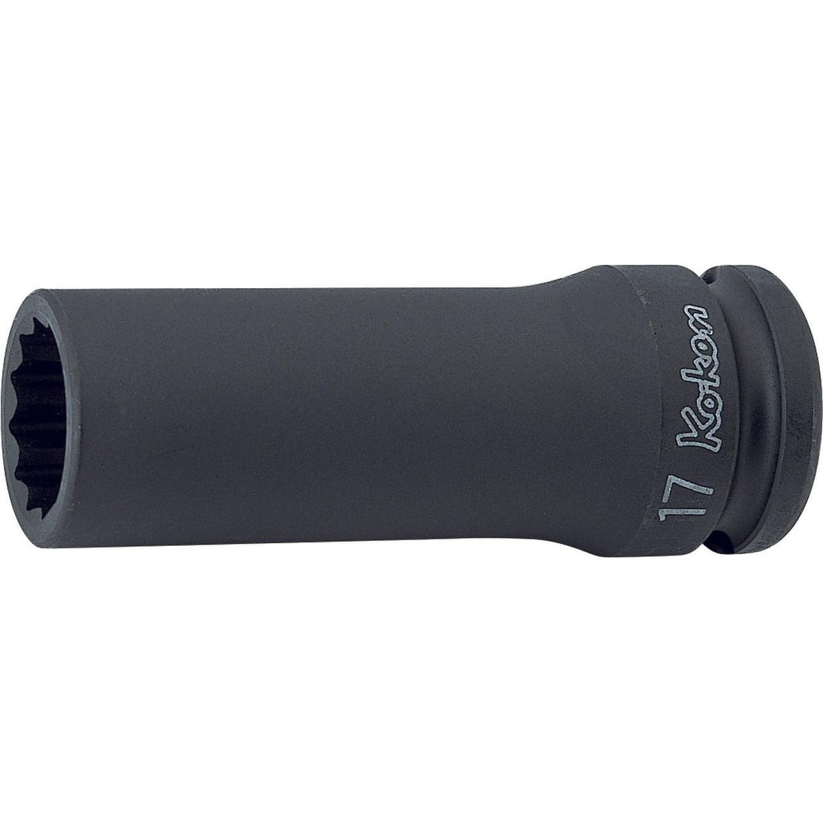 Ko-ken 14305M-17 1/2 Sq. Dr. Socket  17mm 12 point Length 80mm
