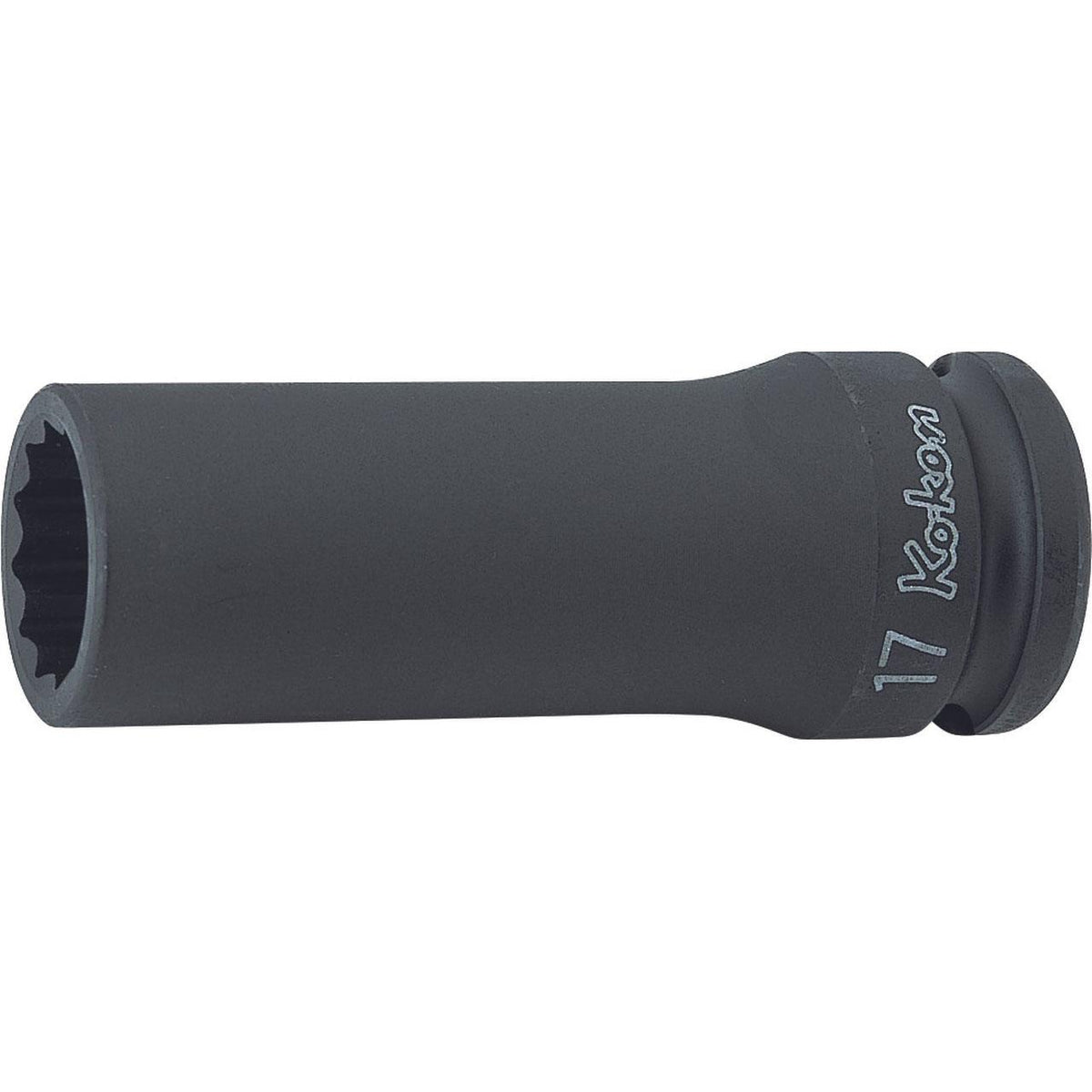 Ko-ken 14305M-15 1/2 Sq. Dr. Socket  15mm 12 point Length 80mm