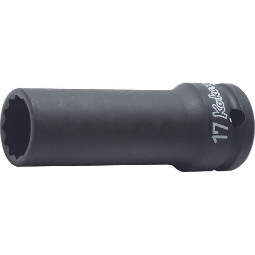 Ko-ken 14306M-10 1/2 Sq. Dr. Socket  10mm 12 point Length 80mm Thin walled