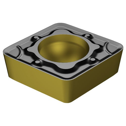 Sandvik Coromant FF87CCMT74909 CCMT 3252 WM 4325, 0.032 Corner Radius, 0.156 Thick, 3/8 Inscribed Circle, TiCN|Al2O3|TiN, Turning Indexable Insert
