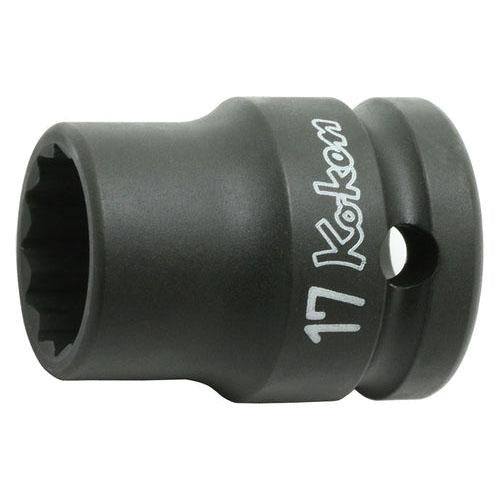 Ko-ken 14406M-36 1/2 Sq. Dr. Socket  36mm 12 point Length 46mm Thin walled
