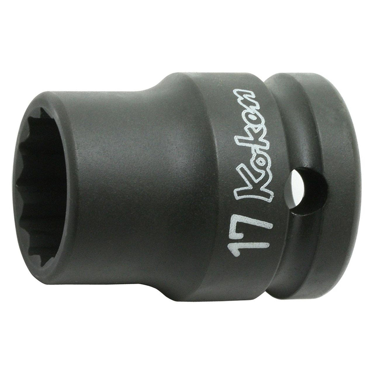 Ko-ken 14406A-1/2 1/2 Sq. Dr. Socket  1/2 12 point Length 38mm Thin walled