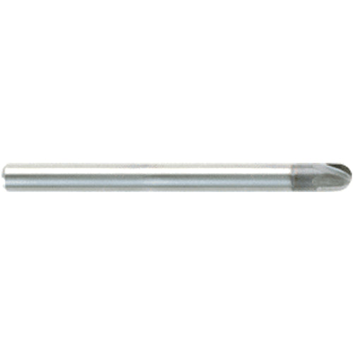 M A Ford DD1515620 1 mm Dia. x 6 mm Shank x 1 mm DOC x 63 mm OAL, Carbide AlTiN, 2 Flute, Ballnose End Mill