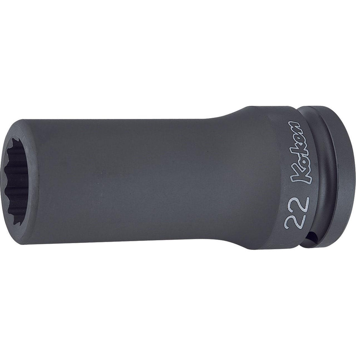 Ko-ken 16305M-24 3/4 Sq. Dr. Socket  24mm 12 point Length 100mm