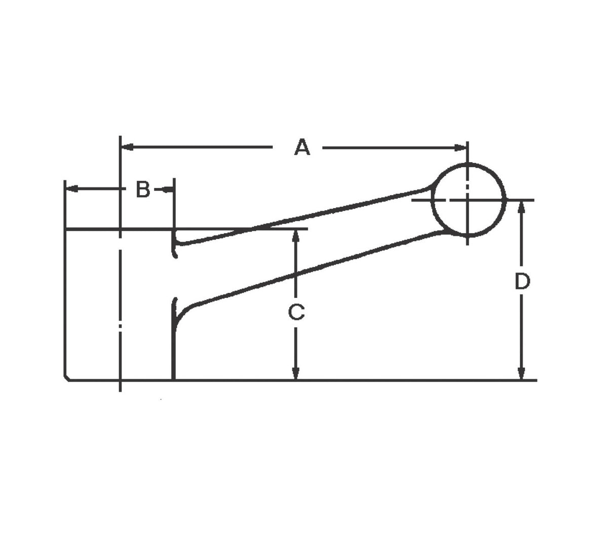 JERGENS LEVER, CLAMP, 4IN ALUMINUM BLANK - 16502