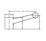 JERGENS LEVER, CLAMP, 4IN ALUMINUM BLANK - 16502