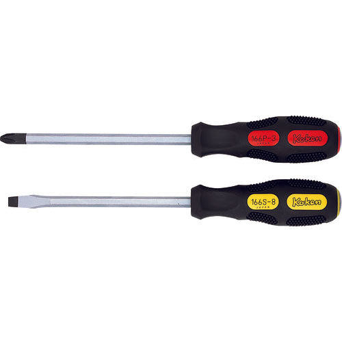 Ko-ken 166P-1 Screwdriver  PH1  Length 175mm Blade Through type