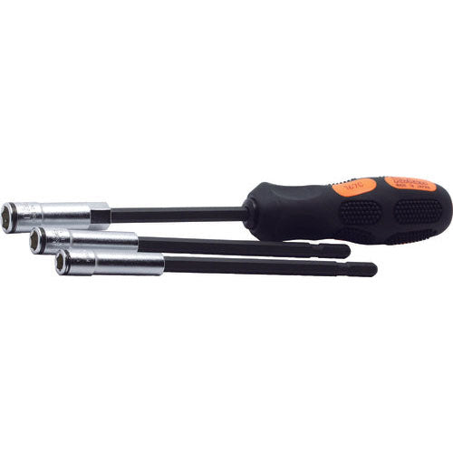 Ko-ken 167C-7(2B) Socket Driver  7mm Nut Grip Length 235mm