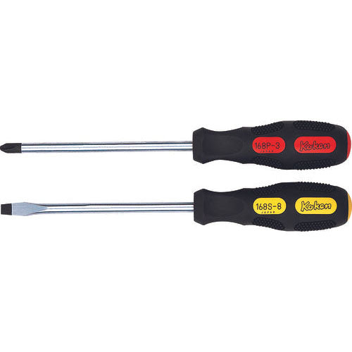 Ko-ken 168S-6(200) Screwdriver Slotted 6mm  Length 310mm