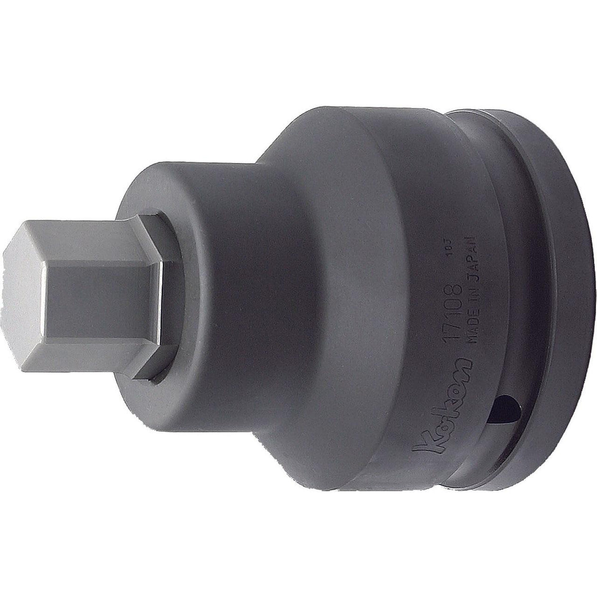 Ko-ken 17108.32-32 1.1/2 Sq. Dr. Bit Socket  32mm Hex Length 115mm
