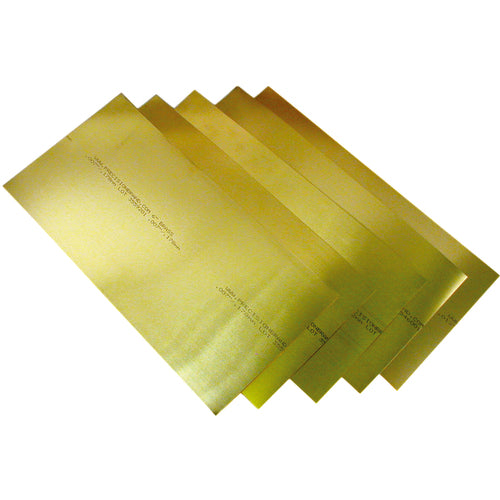Precision Brand MA5217840 10 - Pack Brass Shim Stock-6" x 18" (0.004" Thickness)