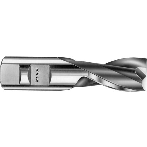 Morse Cutting Tools MT2343671 7/8" x 7/8" x 11/2" x 33/4" 2 Flute Single End HSS Finishing Center Cutting End Mill-Uncoated Series/List #1898