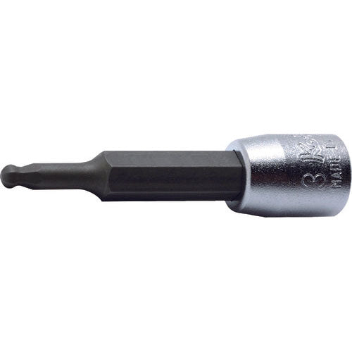 Ko-ken 2011M.50-3 1/4 Sq. Dr. Bit Socket  3mm Ballpoint Hex Length 50mm