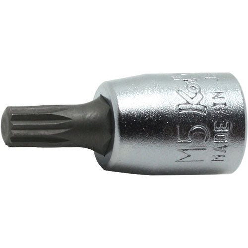 Ko-ken 2020.28-M8 1/4 Sq. Dr. Bit Socket XZN M8  Length 28mm