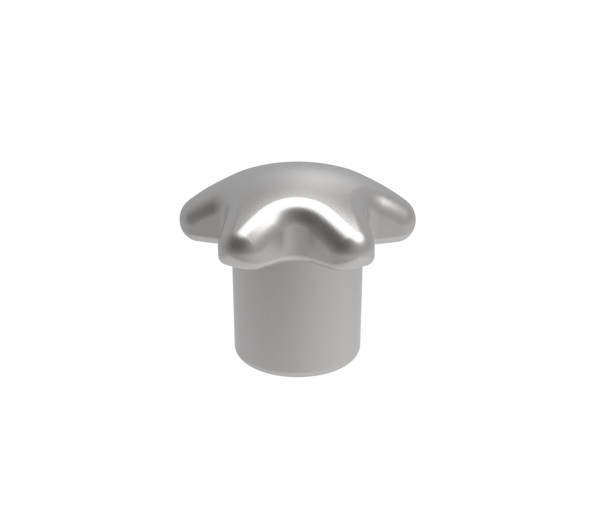JERGENS KNOB, HAND, 3/8, PALMGRIP, ALUMINUM - 20905