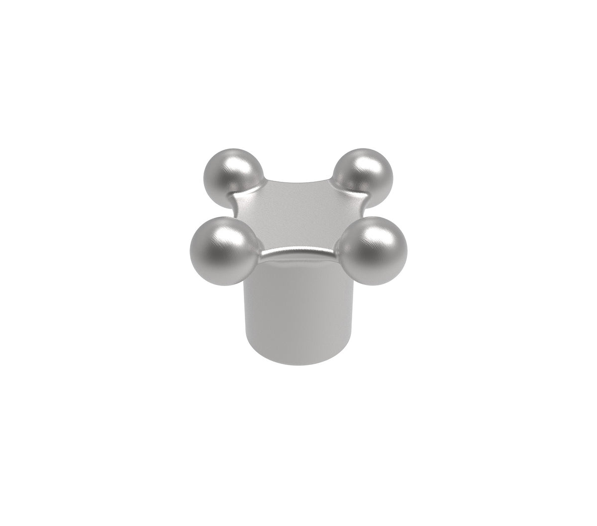 JERGENS KNOB, HAND, 3/8-16, ALUMINUM - 21110