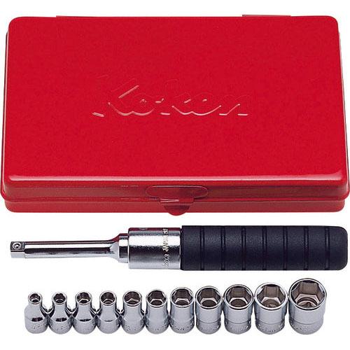 Ko-ken 2203A 1/4 Sq. Dr. Socket set   6 point   10 pieces