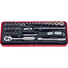 Ko-ken 2257M 1/4 Sq. Dr. Socket set   6 point   31 pieces