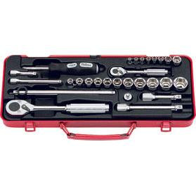Ko-ken 2260M 1/4 Sq. Dr. Socket set   6 point   28 pieces