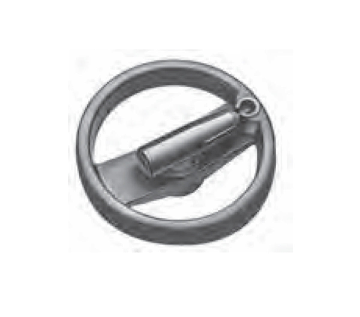 JERGENS HANDWHEEL, 9.84 TWO SPOKED, W/FOLD AWAY HANDLE - 22626