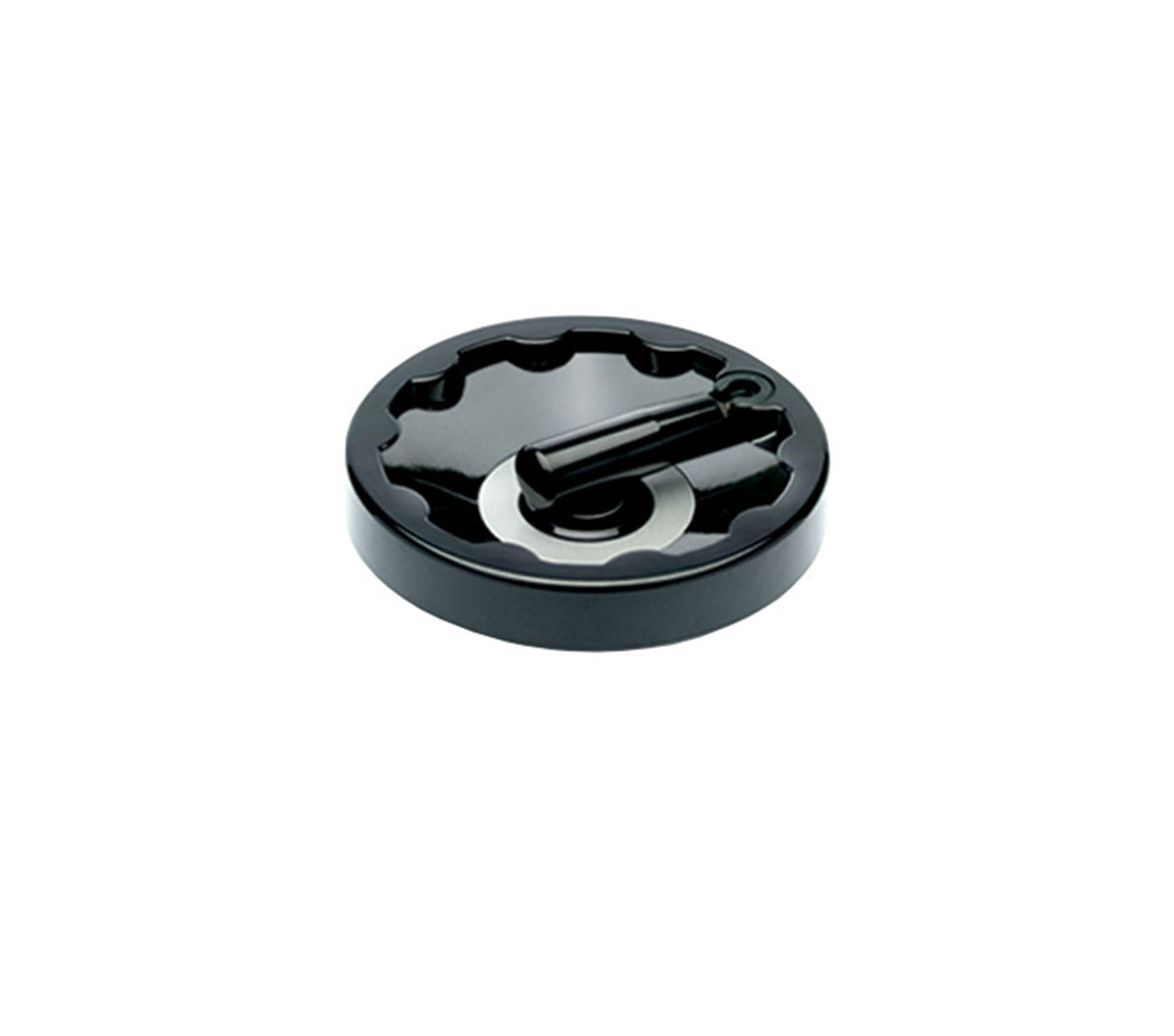 JERGENS HANDWHEEL, 5.91 PLASTIC SOLID, W/FOLD AWAY HANDLE - 22854