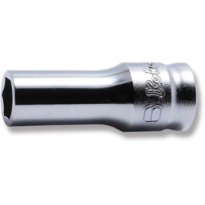Ko-ken 2300XZ-6 1/4 Sq. Dr. Socket  6mm 6 point Length 30mm Z-series