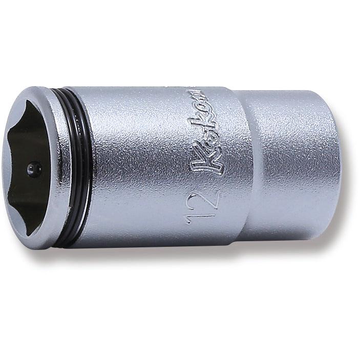 Ko-ken 2350X-12 1/4 Sq. Dr. Socket  12mm Nut Grip Length 32mm