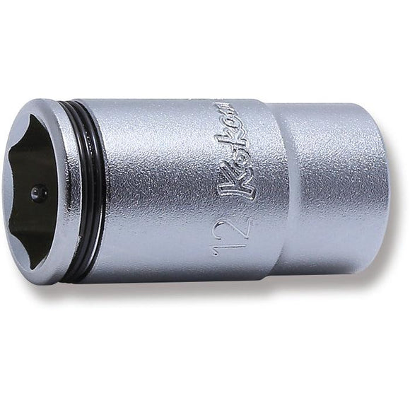 Ko-ken 2350X-12 1/4 Sq. Dr. Socket  12mm Nut Grip Length 32mm