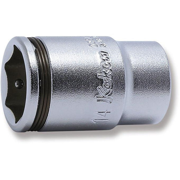 Ko-ken 2350X-14 1/4 Sq. Dr. Socket  14mm Nut Grip Length 32mm
