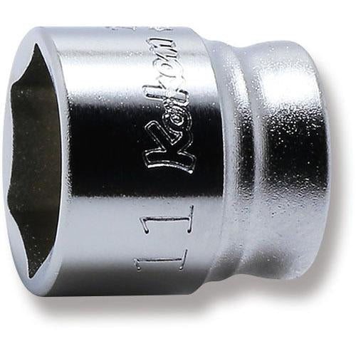 Ko-ken 2400MZ-11 1/4 Sq. Dr. Socket  11mm 6 point Length 15mm Z-series