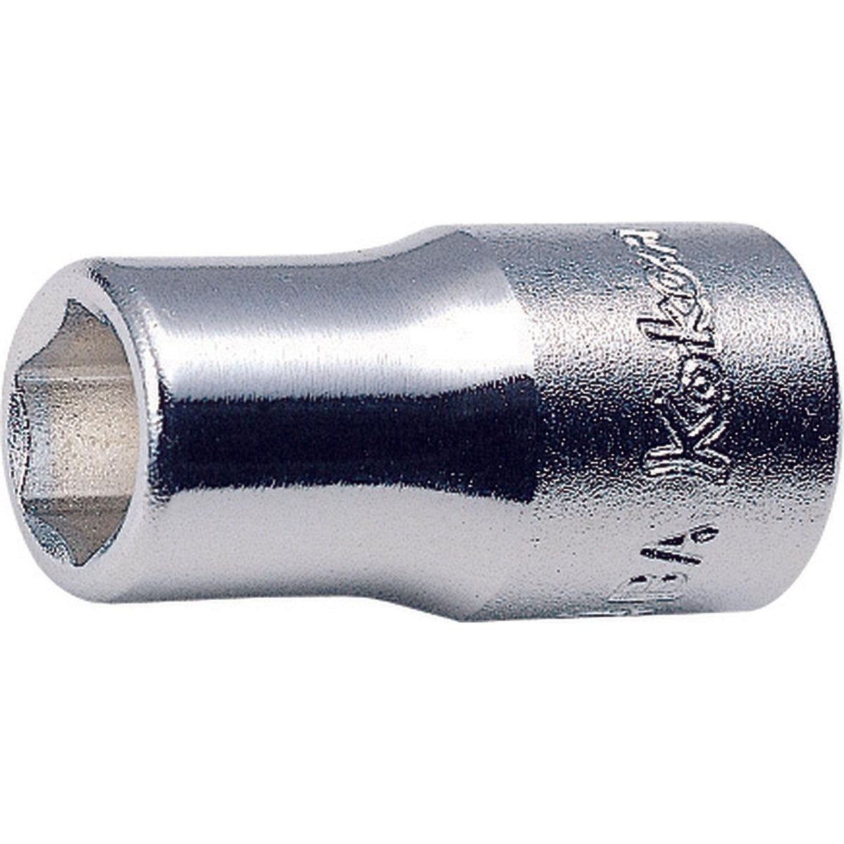 Ko-ken 2400W-0 1/4 Sq. Dr. Socket  BA0 6 point Length 22mm