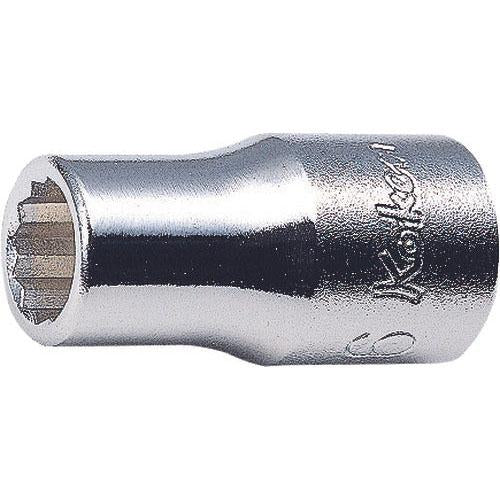 Ko-ken 2405A-1/4 1/4 Sq. Dr. Socket  1/4 12 point Length 22mm