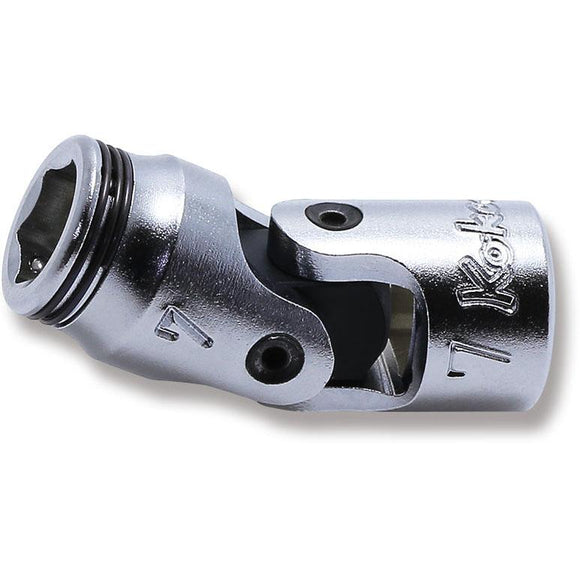 Ko-ken 2441M-7 1/4 Sq. Dr. Universal Socket  7mm Nut Grip Length 31.5mm