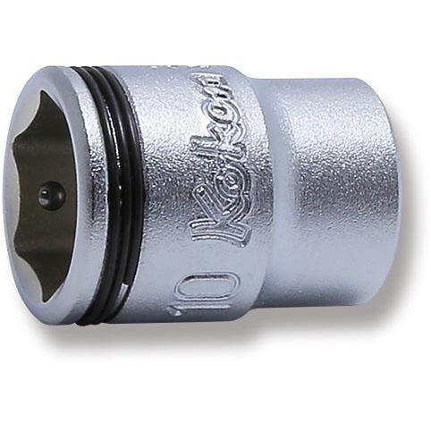 Ko-ken 2450MS-10 1/4 Sq. Dr. Socket  10mm Nut Grip Length 19mm
