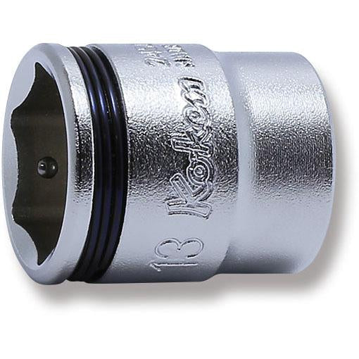Ko-ken 2450MS-13 1/4 Sq. Dr. Socket  13mm Nut Grip Length 20mm