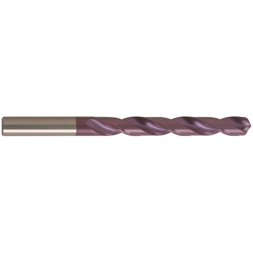 Guhring GD1124640024000 2.4 mm Dia. × 2.4 mm Shank × 30 mm Flute Length × 57 mm OAL, Jobber, 118°, nano-FIREX, 2 Flute, External Coolant, Round Solid Carbide Drill