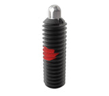JERGENS SPRING PLUNGER, 10-32 LF +, STEEL TIP, LOCKING - 27323