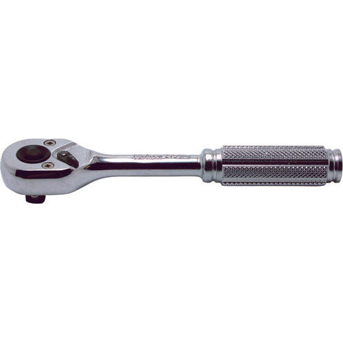 Ko-ken 2753NB 1/4 Sq. Dr. Ratchet Handle  20 teeth Push Button Length 115mm  Metal Handle
